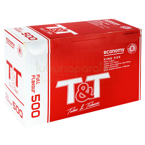 Tuburi Tigari T&T Economy 500 Bax (20 x 500)